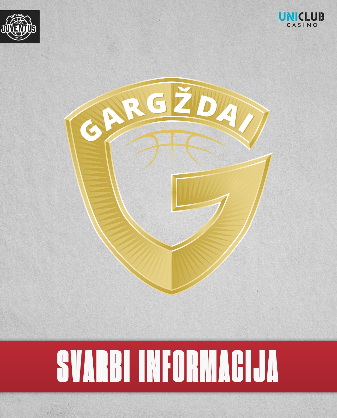 Informacija apie rungtynes su „Gargždais“ 
