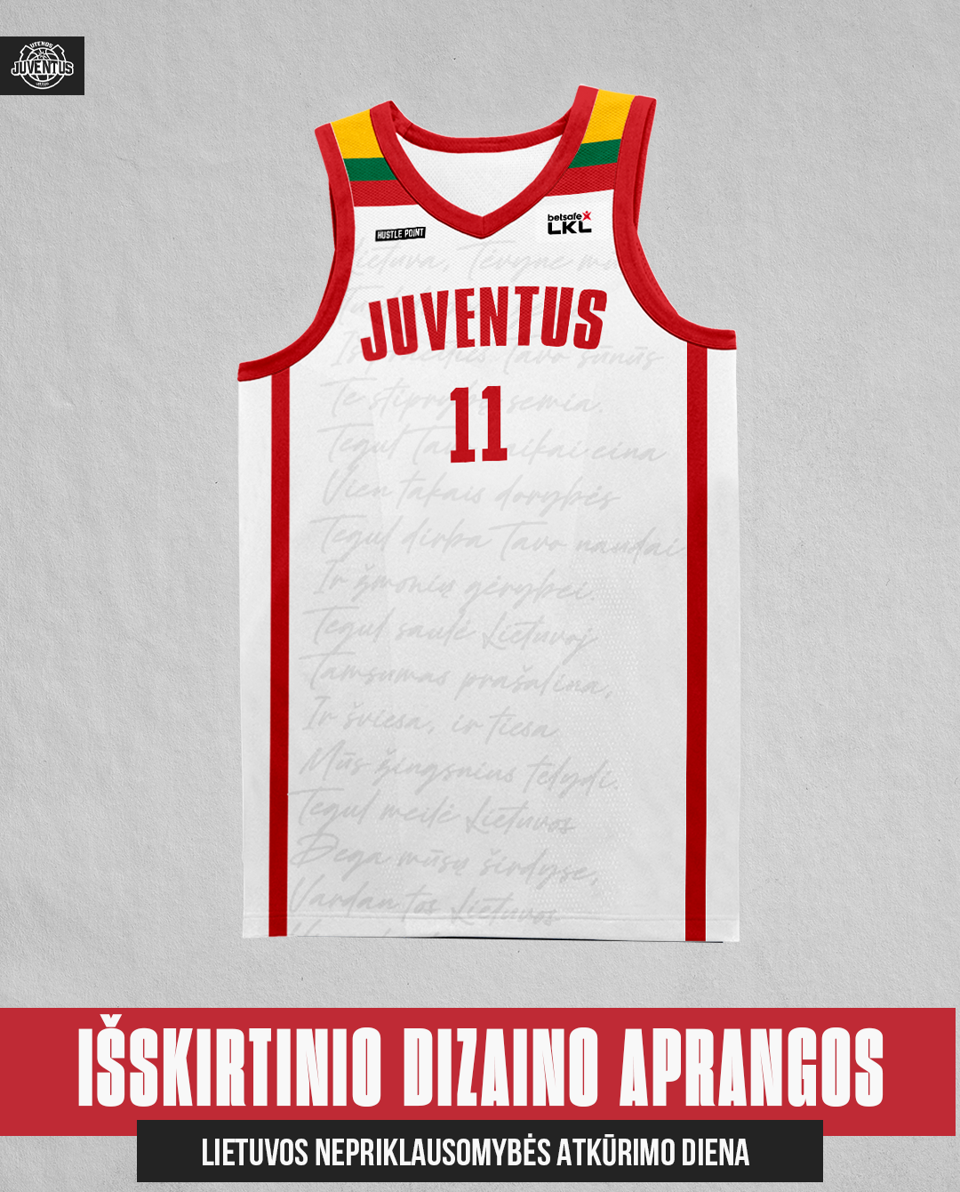 Artimiausiose namų rungtynėse „Uniclub Casino – Juventus“ vilkės išskirtinio dizaino aprangas