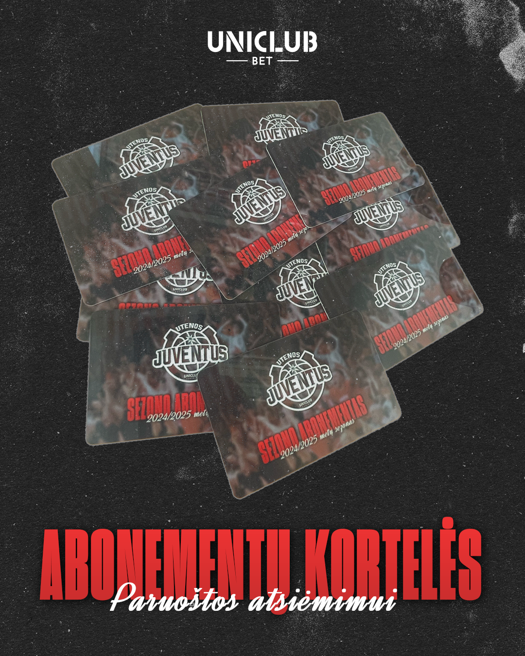 Informacija apie abonementų kortelių atsiėmimą