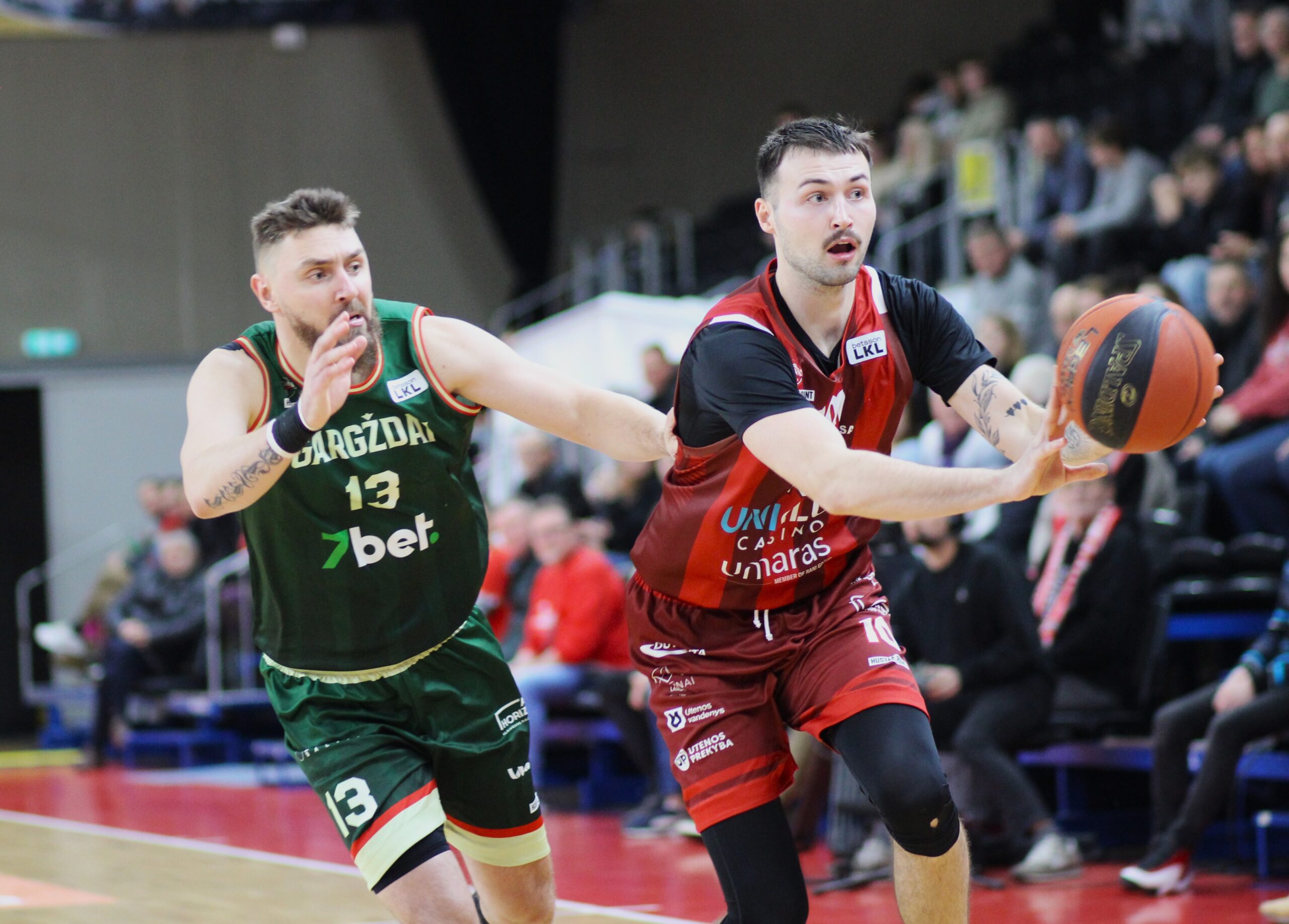 Rezultatyviausią sezono mačą sužaidę uteniškiai nubloškė „Gargždus“